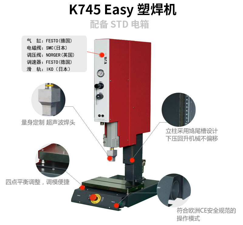 超聲波塑焊機 K745 Easy 35kHz 900W